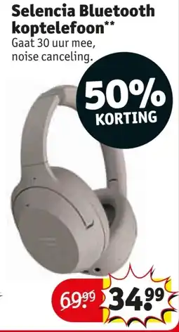 Kruidvat Selencia Bluetooth koptelefoon aanbieding