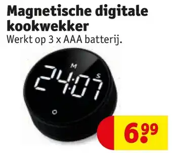Kruidvat Magnetische digitale kookwekker aanbieding