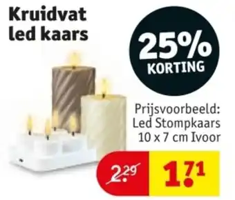 Kruidvat Kruidvat led kaars aanbieding