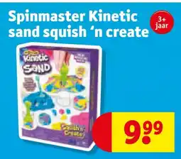 Kruidvat Spinmaster Kinetic sand squish ʼn create aanbieding