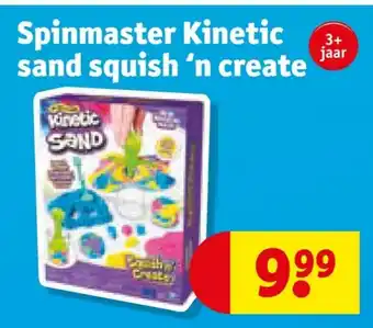 Kruidvat Spinmaster Kinetic sand squish ʼn create aanbieding