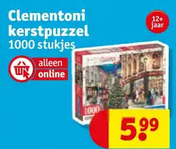 Kruidvat Clementoni kerstpuzzel aanbieding