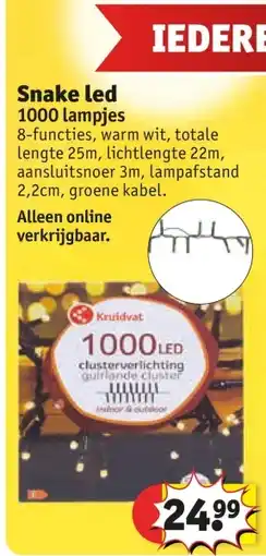 Kruidvat Snake led aanbieding