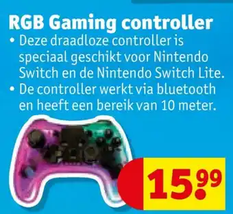 Kruidvat RGB Gaming controller aanbieding