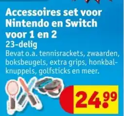 Kruidvat Accessoires set voor Nintendo en Switch voor 1 en 2 aanbieding