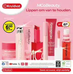 Kruidvat Alle MCoBeauty lip make-up. aanbieding