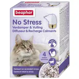 Pets Place Beaphar No Stress Verdamper Met Vulling Kat - Anti stressmiddel - 30 ml aanbieding