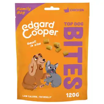 Pets Place Edgard&Cooper Bites Small - Hondensnacks - Kip 120 g aanbieding