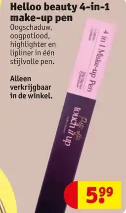 Kruidvat Helloo beauty 4-in-1 make-up pen aanbieding
