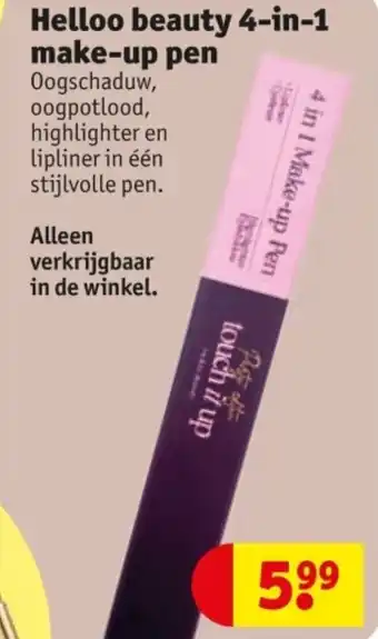 Kruidvat Helloo beauty 4-in-1 make-up pen aanbieding