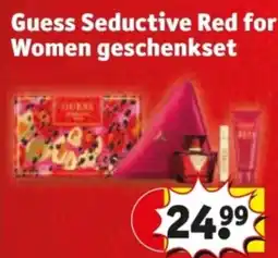 Kruidvat Guess Seductive Red for Women geschenkset aanbieding