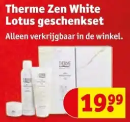 Kruidvat Therme Zen White Lotus geschenkset aanbieding