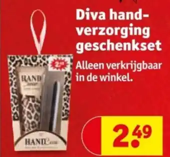Kruidvat Diva handverzorging geschenkset aanbieding