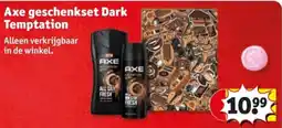Kruidvat Axe geschenkset Dark Temptation aanbieding
