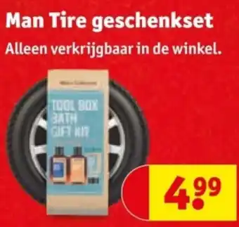 Kruidvat Man Tire geschenkset aanbieding