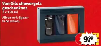 Kruidvat Van Gils showergels geschenkset aanbieding