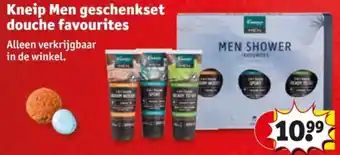 Kruidvat Kneip Men geschenkset douche favourites aanbieding