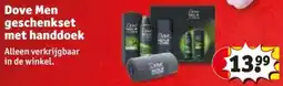 Kruidvat Dove Men geschenkset met handdoek aanbieding