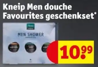 Kruidvat Kneip Men douche Favourites geschenkset aanbieding