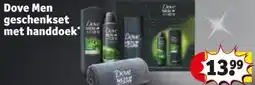 Kruidvat Dove Men geschenkset met handdoek aanbieding