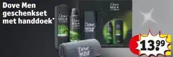 Kruidvat Dove Men geschenkset met handdoek aanbieding