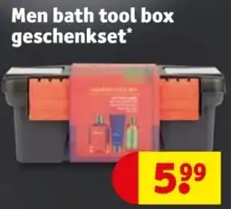 Kruidvat Men bath tool box geschenkset aanbieding