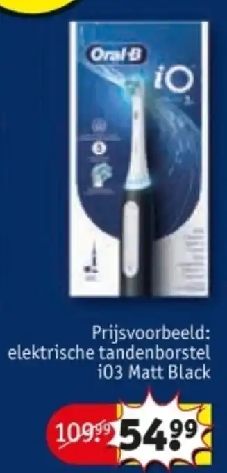Kruidvat Oral-B elektrische tandenborstel aanbieding