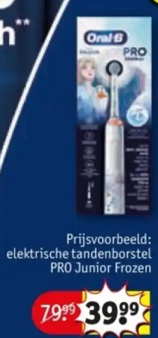 Kruidvat Oral-B elektrische tandenborstel aanbieding