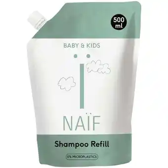 Etos Naïf Baby & Kids Voedende Shampoo Navulverpakking 500 ML aanbieding