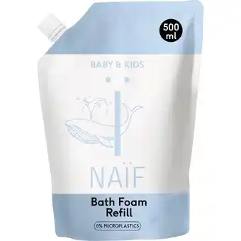 Etos Naïf Bath Foam Refill 500 ML aanbieding