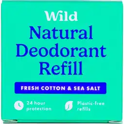 Etos Wild Fresh Cotton & Sea Salt Refill Deodorant Stick 40 GR aanbieding