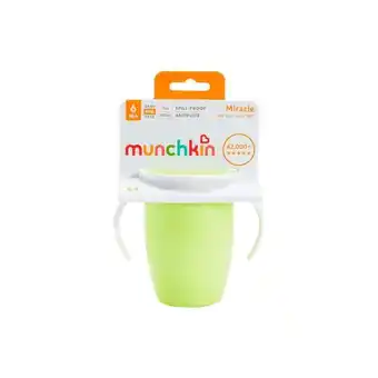 Etos Munchkin Miracle 360 Trainer Cup Groen met handgrepen aanbieding