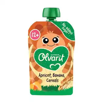 Etos Olvarit Knijpfruit Abrikoos Banaan Granen aanbieding