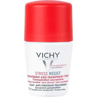 Etos Vichy Deodorant Overmatige Transpiratie Roller 72u 50 ML aanbieding