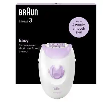 Etos Braun Epilator Silk-épil 3 3-000 aanbieding