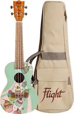 Bol.com Flight Concert Ukelele - Art Series - Cupcake aanbieding