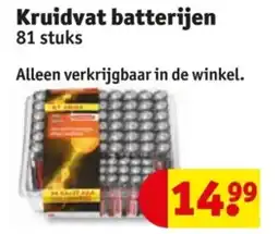 Kruidvat Kruidvat batterijen aanbieding