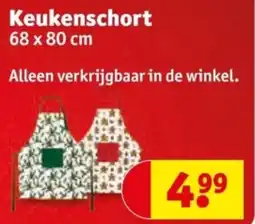 Kruidvat Keukenschort aanbieding