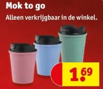 Kruidvat Mok to go aanbieding