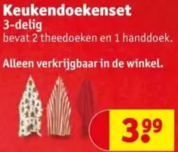 Kruidvat Keukendoekenset aanbieding