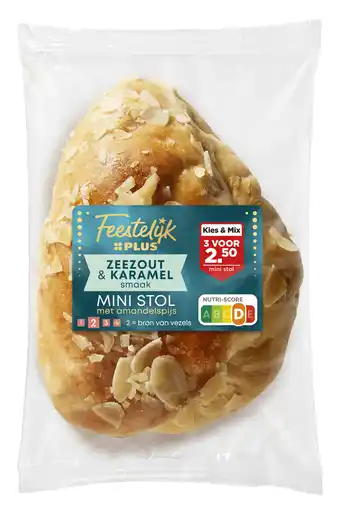PLUS Feestelijk PLUS Mini stol karamel zeezout aanbieding