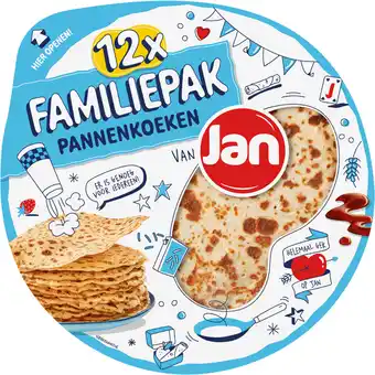 Dekamarkt Jan Pannenkoeken familiepak 12 stuks aanbieding
