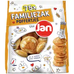 Dekamarkt Jan Poffertjes familiezak 75 stuks aanbieding