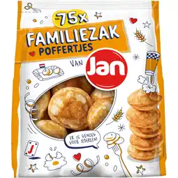 Dekamarkt Jan Poffertjes familiezak 75 stuks aanbieding