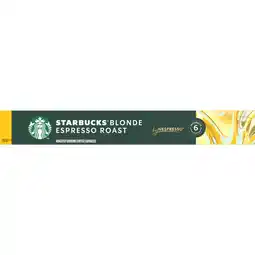 Dekamarkt Starbucks Koffiecups blonde espresso roast blond aanbieding