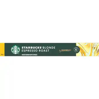 Dekamarkt Starbucks Koffiecups blonde espresso roast blond aanbieding