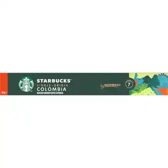 Dekamarkt Starbucks Koffiecups single-origin coffee colombia aanbieding