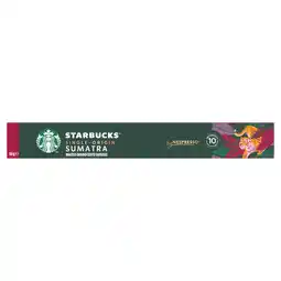 Dekamarkt Starbucks Koffiecups single origin sumatra aanbieding