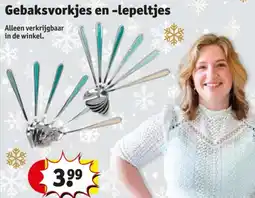 Kruidvat Gebaksvorkjes en lepeltjes aanbieding