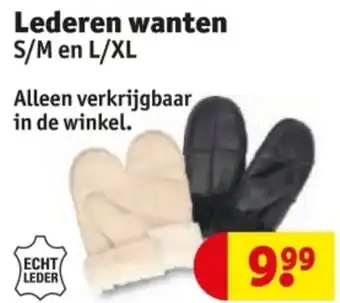 Kruidvat Lederen wanten aanbieding